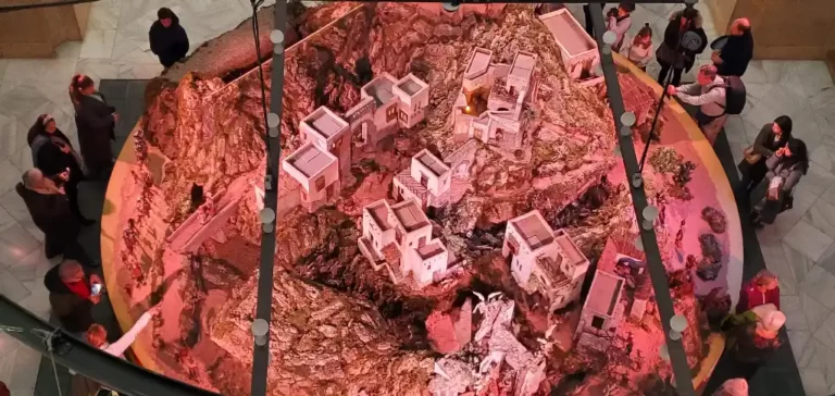 Une visite au palacio de cibeles 3 rooftop Madrid unapapamadrid La crèche du palacio de Cibeles - Noël à Madrid - unapapamadrid