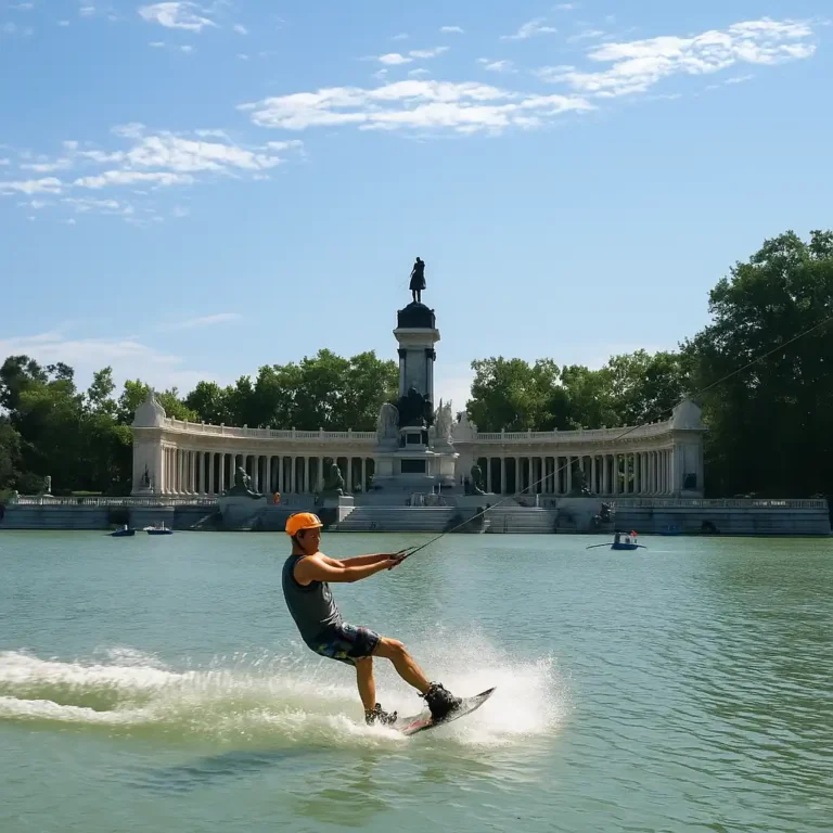 Faire du wakeboard a Madrid 1 unpapamadrid.com