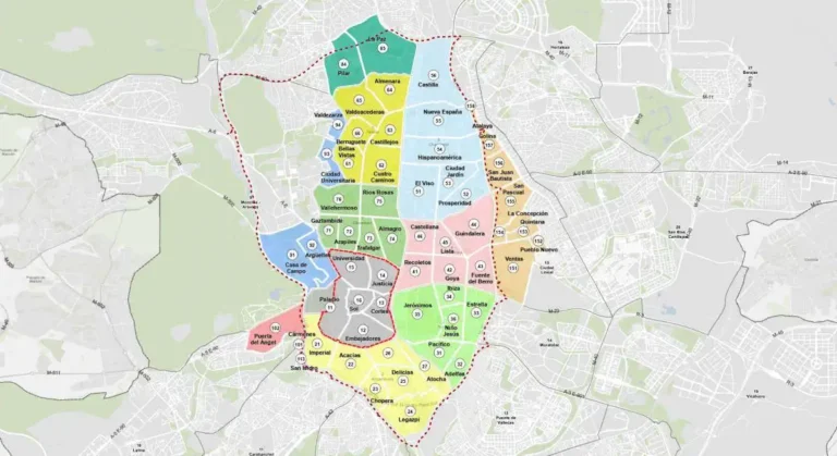 Location a Madrid Guide Complet pour Expatries 2 unpapamadrid.com Les quartiers de Madrid (zone SER)