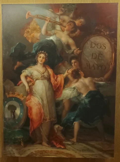 Allegorie de la ville de Madrid Francisco de Goya unpapamadrid.com e1793202100187